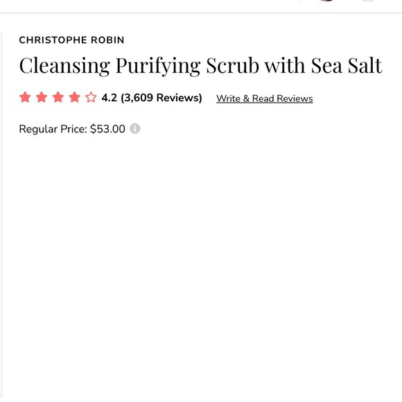 Christophe Robin Cleansing Purifying Scrub With Sea Salt - New - Picture 2 of 2